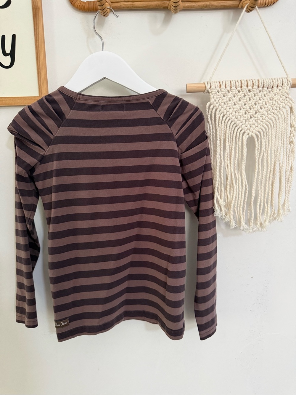 Matilda Jane - size 6 - striped long sleeve tee - Picture 8 of 9